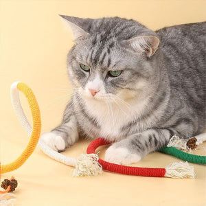 Jouets pour chat à mâcher en corde