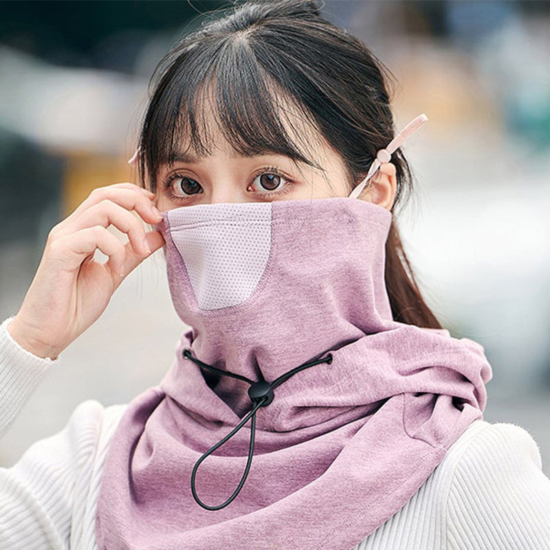 Masque à capuche avec chauffe-cou pour le cyclisme