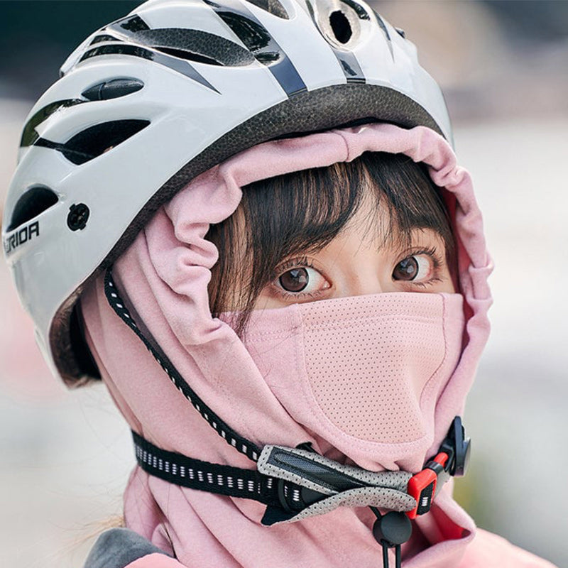 Masque à capuche avec chauffe-cou pour le cyclisme