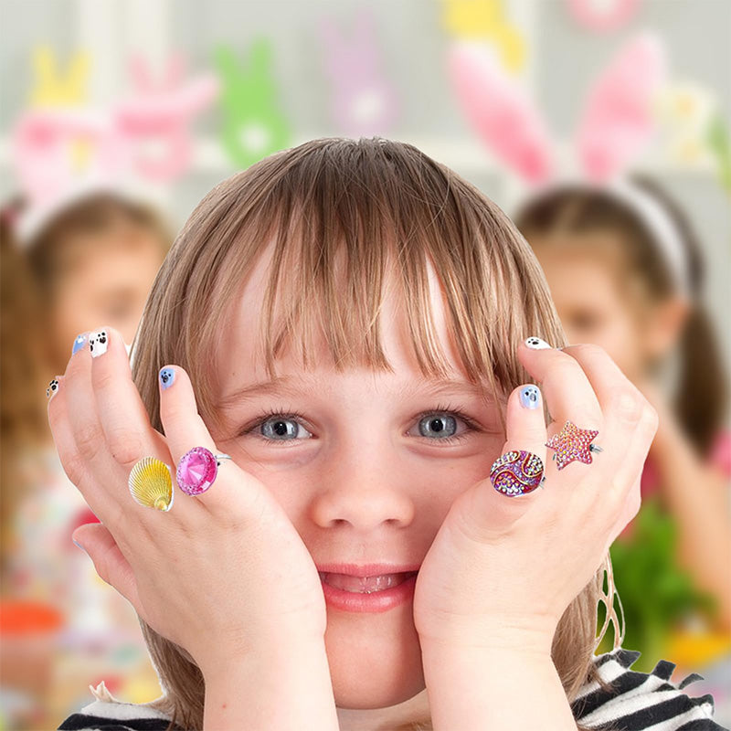 Bagues réglables pour filles