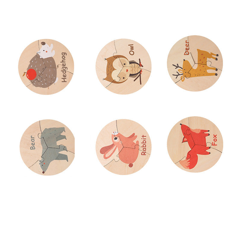 Puzzles en bois Jouets sensoriels pour enfants en bas âge