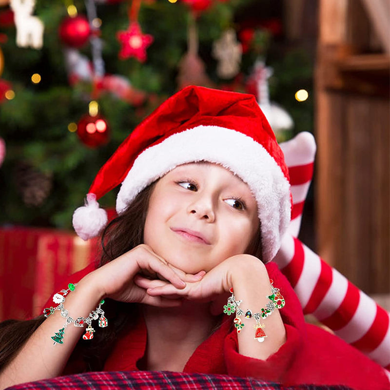 Ensemble de bracelets pour calendrier de l'Avent de Noël à faire soi-même