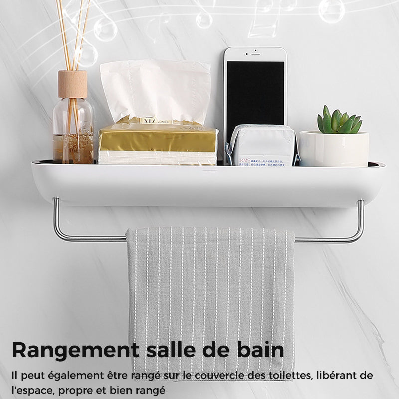 Etagères de Salle de Bain sans Trous