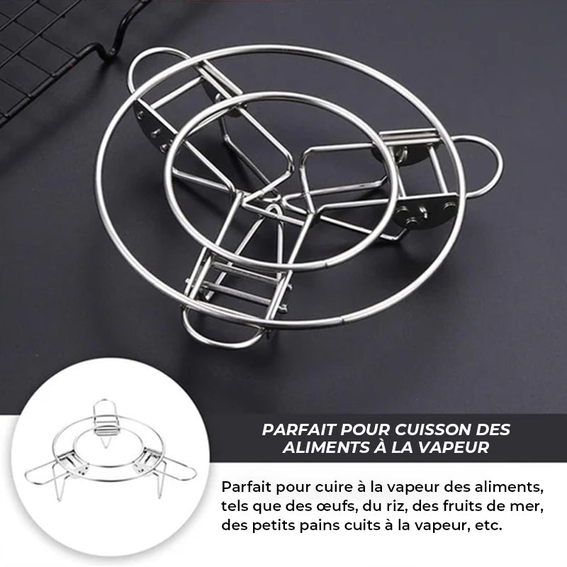 Support de support de cuisson à la vapeur en acier inoxydable 304