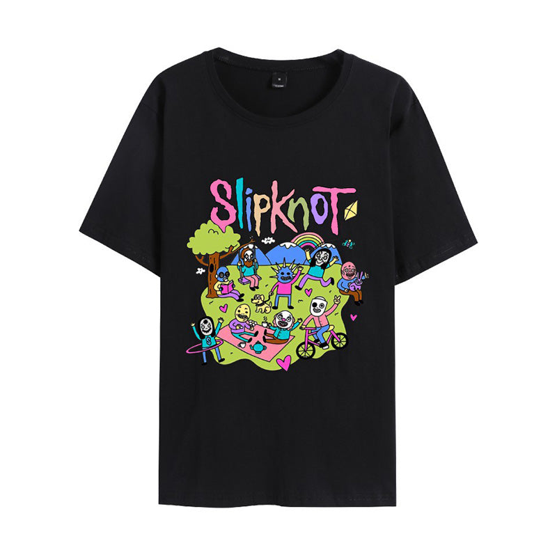 T-shirt Slipknot Joyeux temps en jouant ensemble