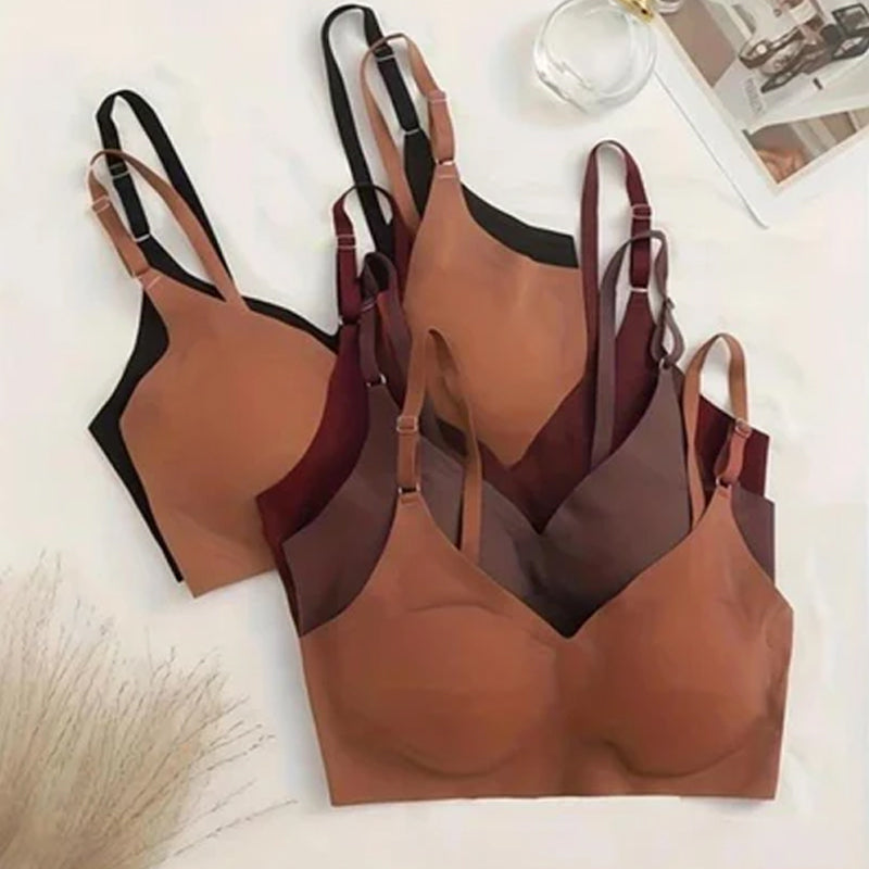 Soutien-gorge sans fil solide pour femmes