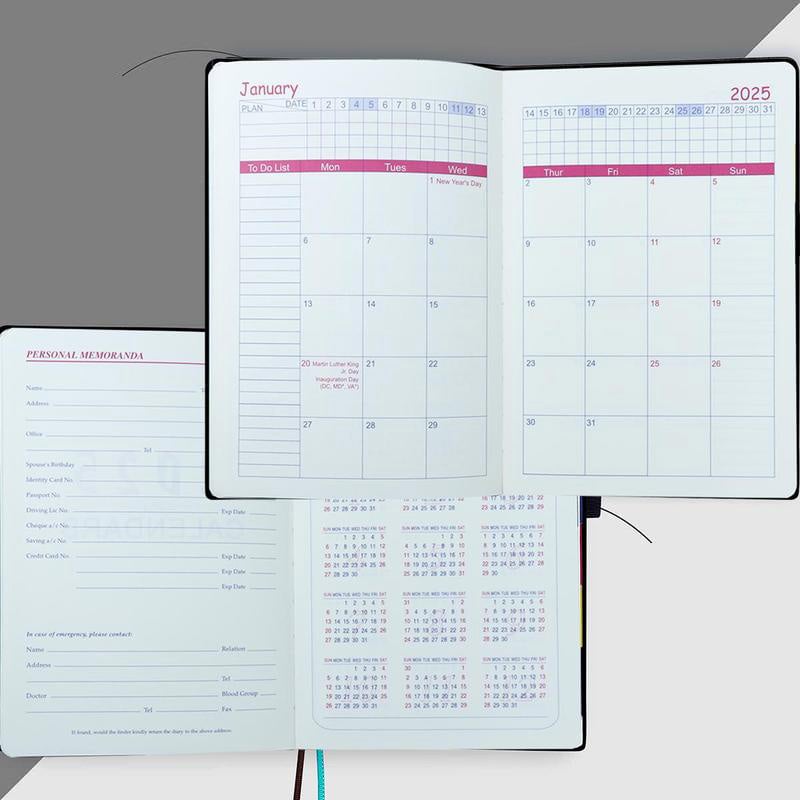 Agenda journalier 2025 One Day One Page – Votre calendrier cadeau ultime