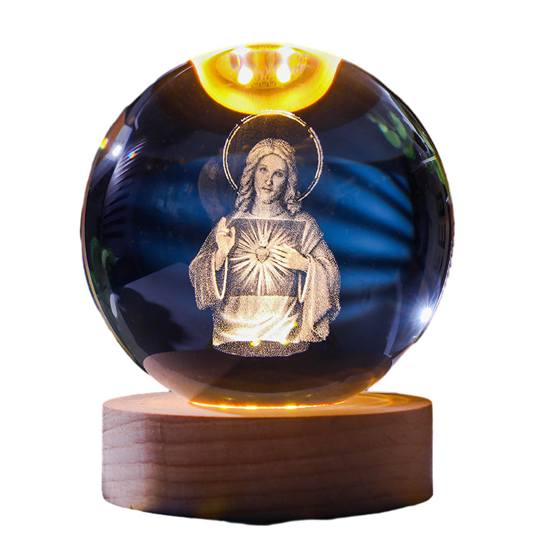 Boule de cristal sacrée créative