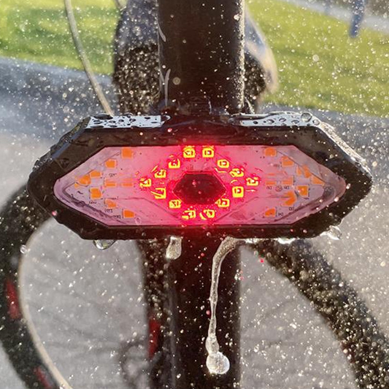 Feu arrière de vélo télécommandé sans fil à LED