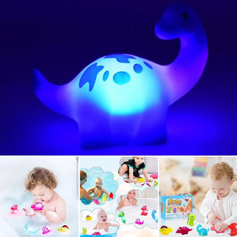 Jouet de bain lumineux en forme de dinosaure