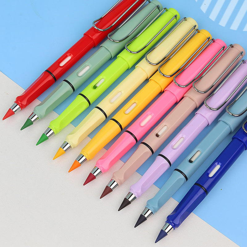 12 crayons de couleur sans taille