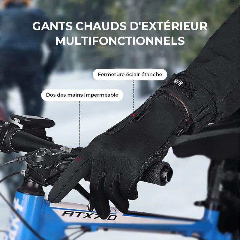 Gants d'hiver coupe-vent pour écran tactile