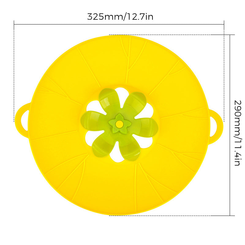 Couvercle anti-éclaboussures en silicone pour fleurs