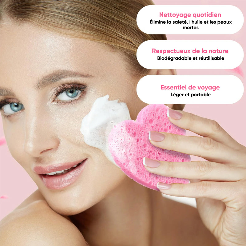 Éponges cosmétiques de spa pour le nettoyage du visage (20 pièces)