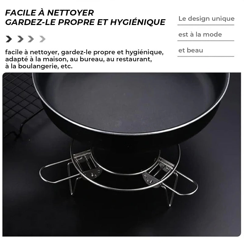 Support de support de cuisson à la vapeur en acier inoxydable 304