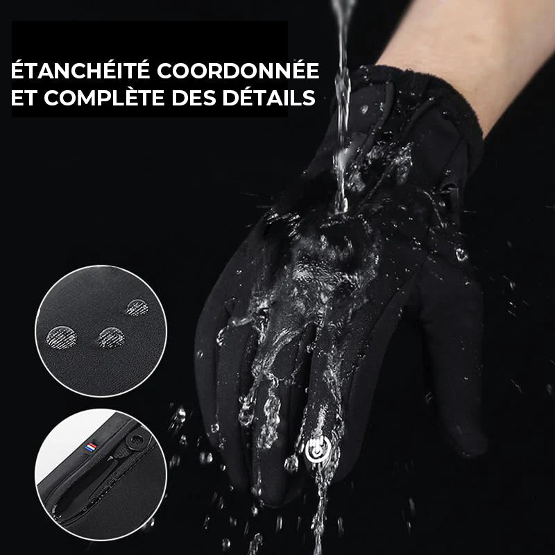 Gants d'hiver coupe-vent pour écran tactile