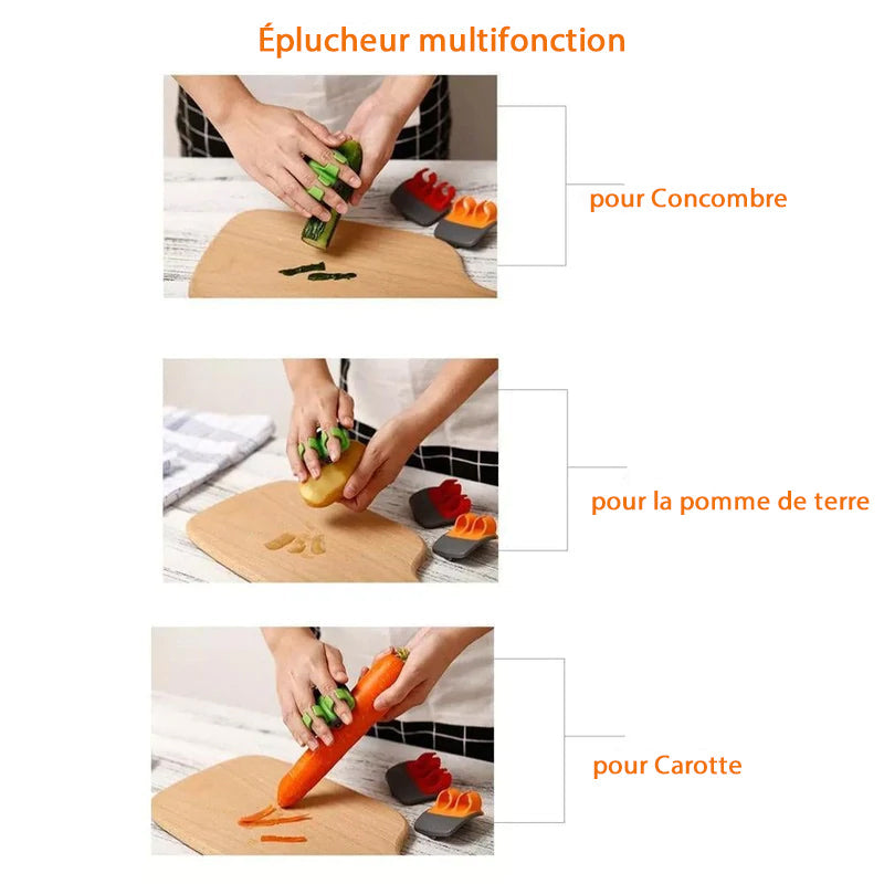 Éplucheur de doigts à lame tranchante