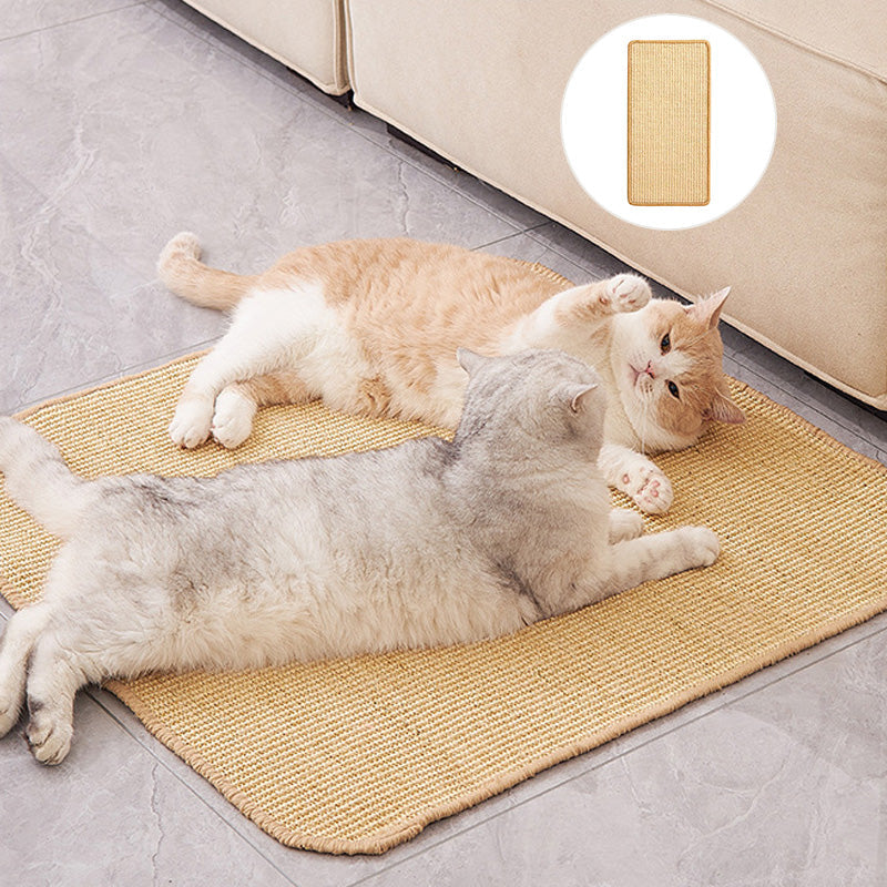 Tapis griffoir pour chat en sisal naturel