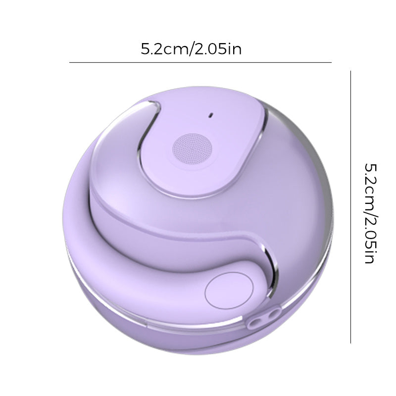 Petit écouteur Bluetooth en noix de coco