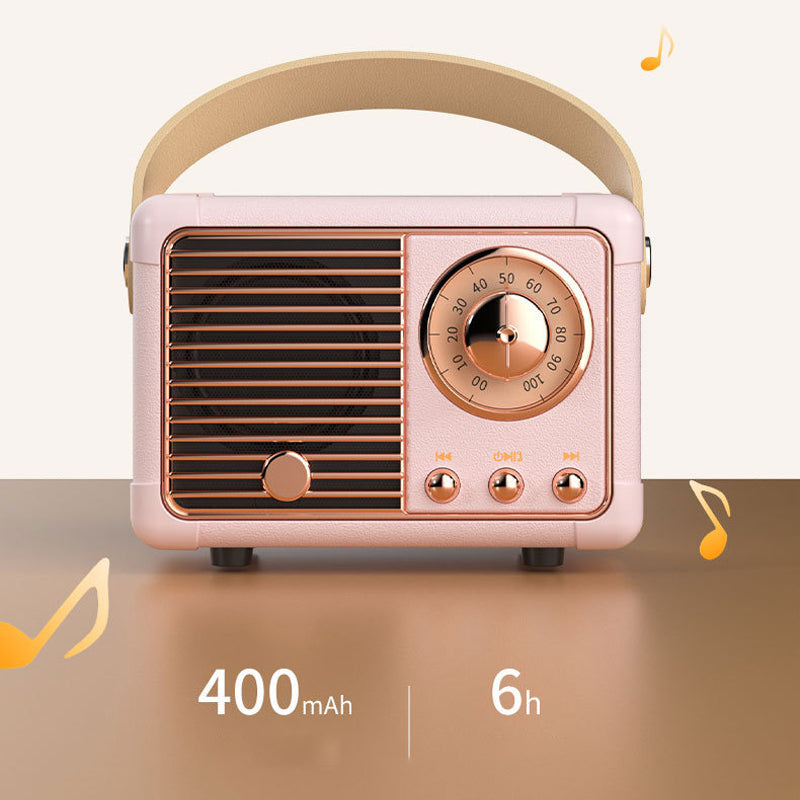 Haut-parleur Bluetooth en forme de radio