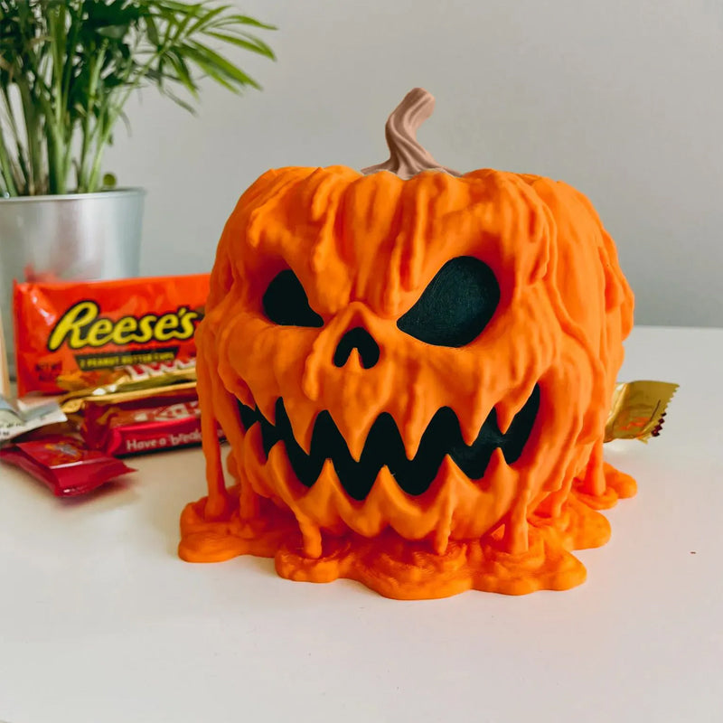 Bol de bonbons fondant à la citrouille d’Halloween