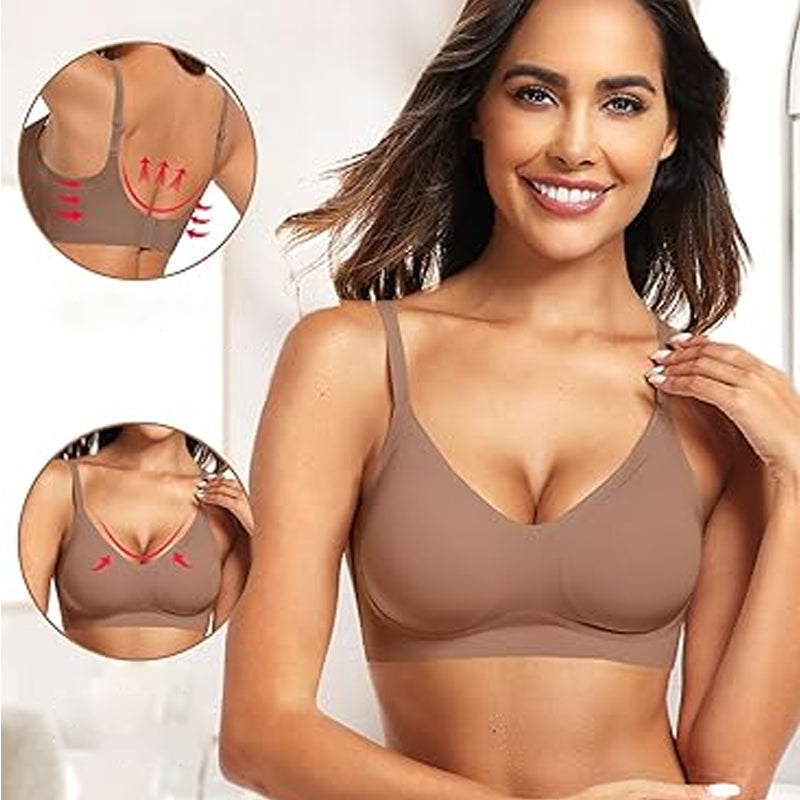 Soutien-gorge sans fil solide pour femmes