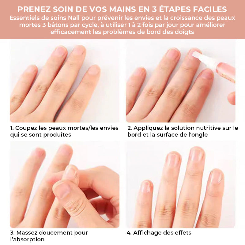 Huile de croissance nutritive pour les ongles