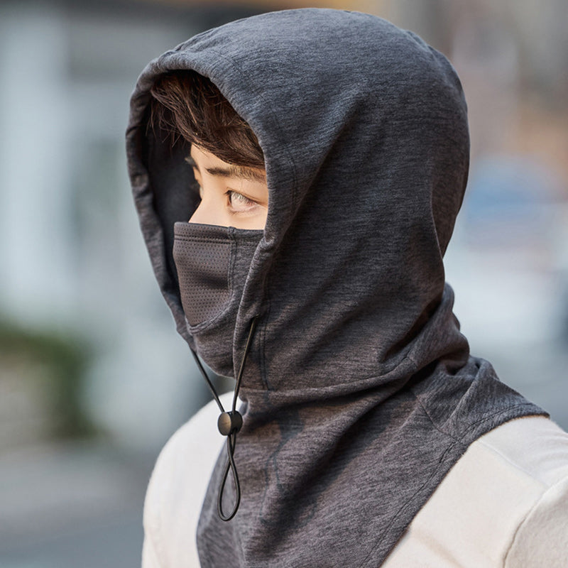 Masque à capuche avec chauffe-cou pour le cyclisme