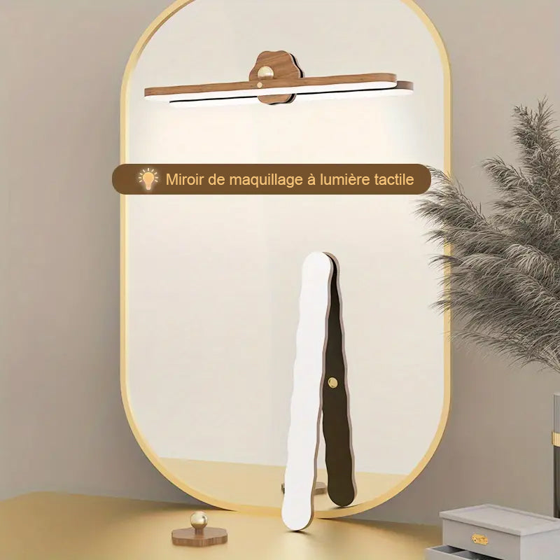 Lumière rechargeable pour miroir de maquillage