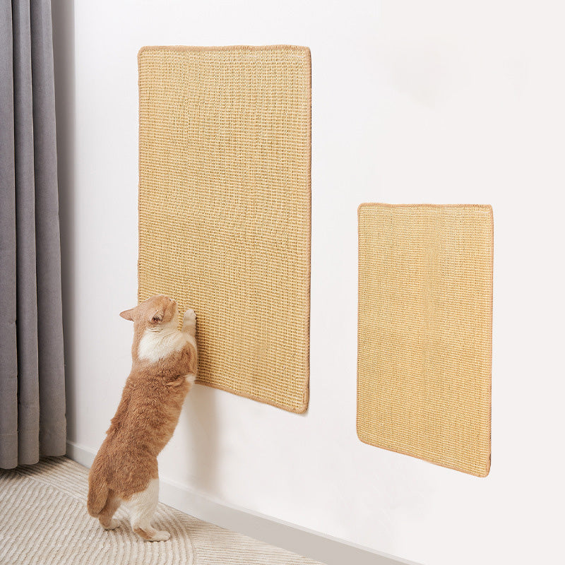 Tapis griffoir pour chat en sisal naturel