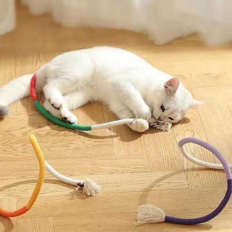 Jouets pour chat à mâcher en corde