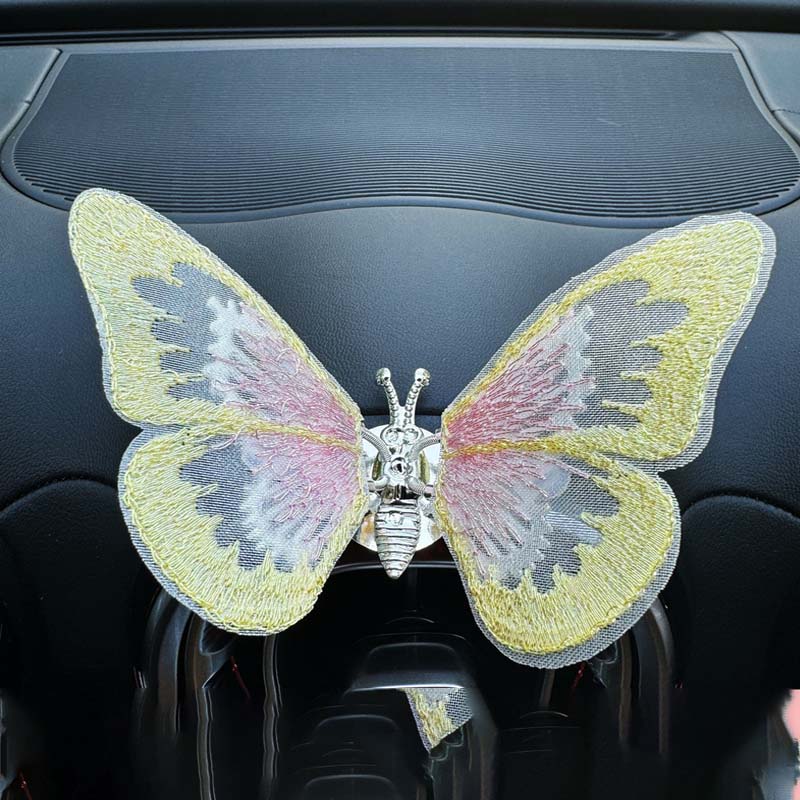 Broderie parfum papillon Décoration de voiture