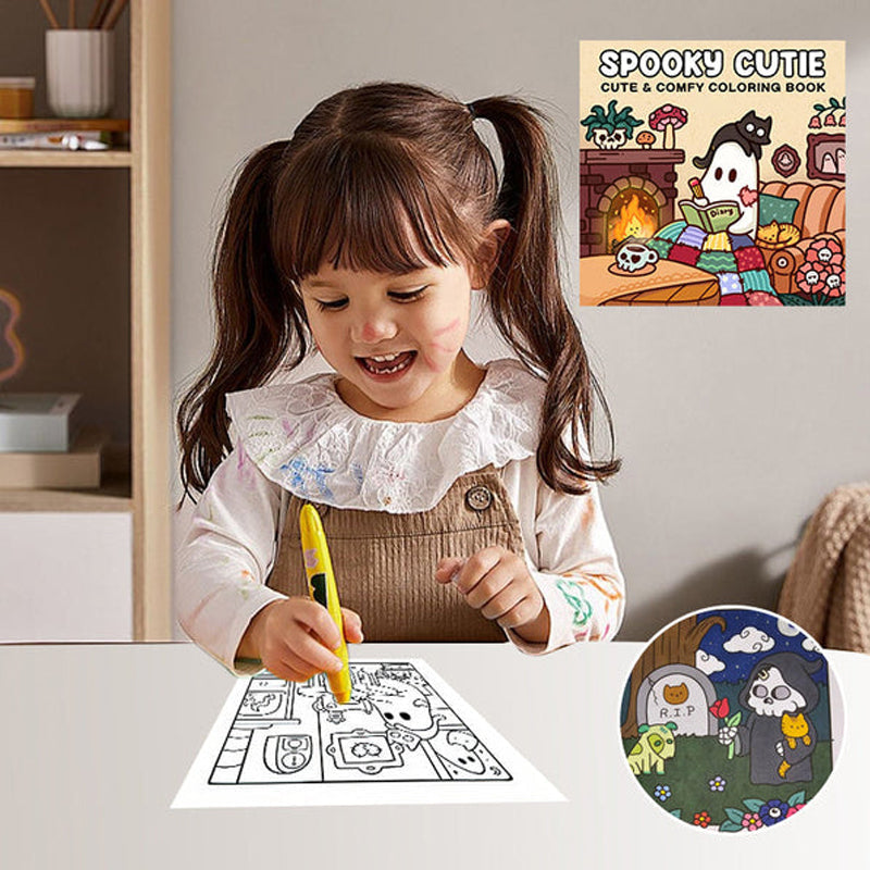 Spooky Cutie : Livre de coloriage pour adultes et adolescents