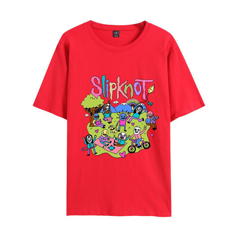 T-shirt Slipknot Joyeux temps en jouant ensemble