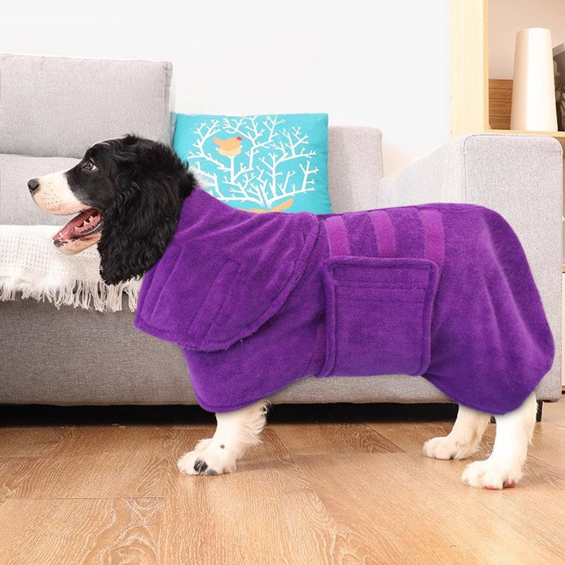 Serviette de bain séchante pour animaux de compagnie