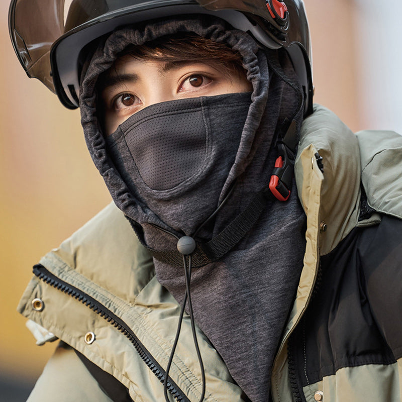 Masque à capuche avec chauffe-cou pour le cyclisme