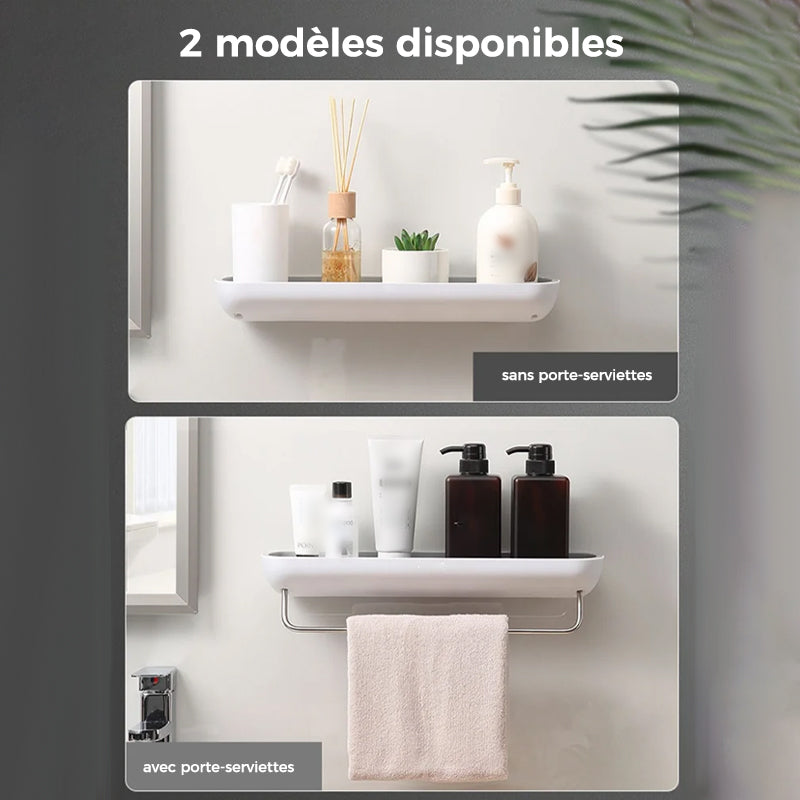 Etagères de Salle de Bain sans Trous