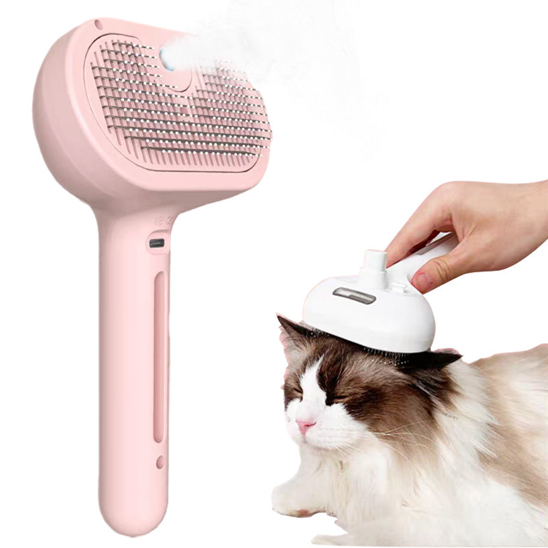 Brosse à chat vaporisateur