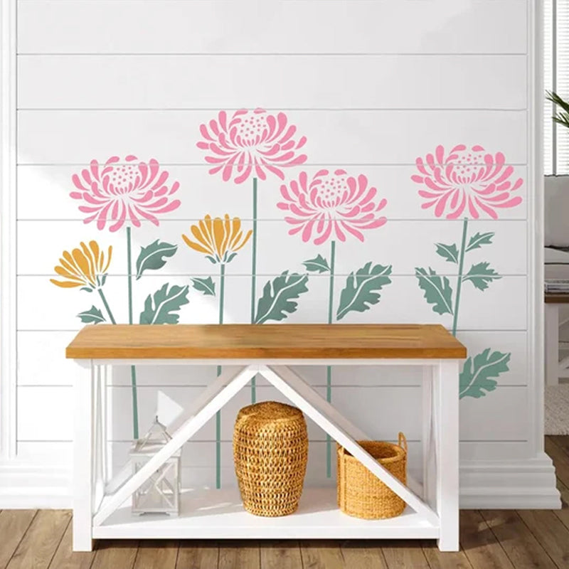 🔥Décoration DIY🌻 - Clôture de jardin Grandes fleurs Pochoirs de dessin