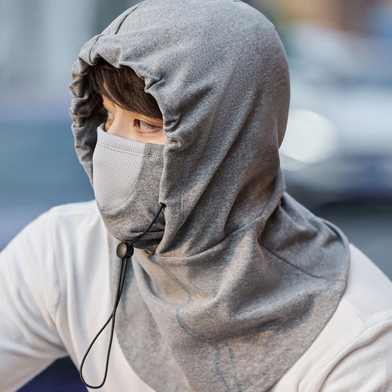 Masque à capuche avec chauffe-cou pour le cyclisme