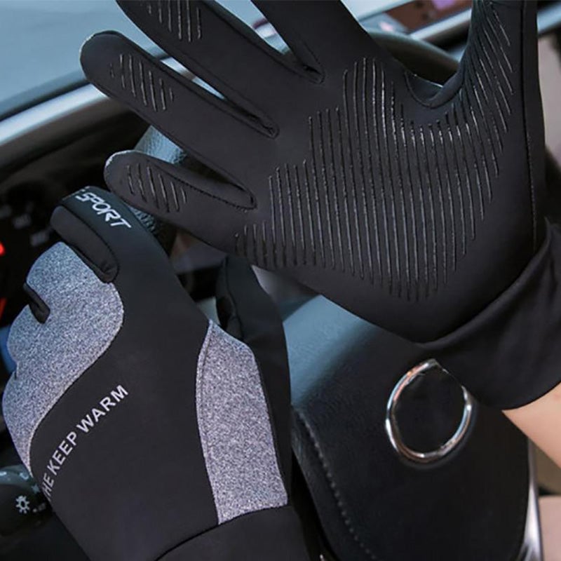 Gants de cyclisme d'automne et d'hiver pour hommes