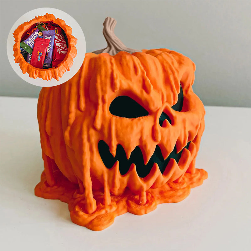 Bol de bonbons fondant à la citrouille d’Halloween