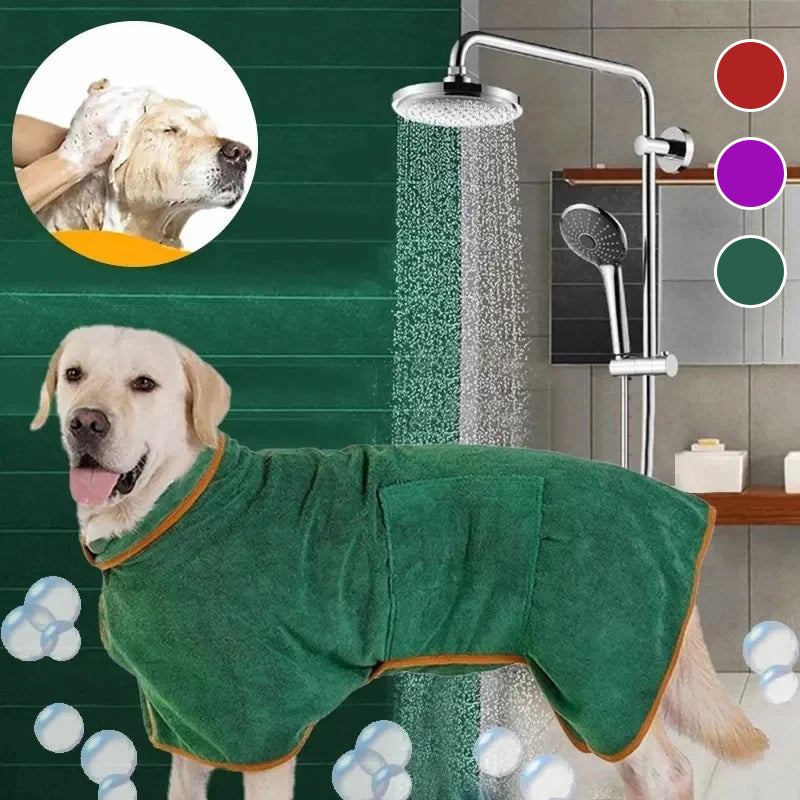 Serviette de bain séchante pour animaux de compagnie