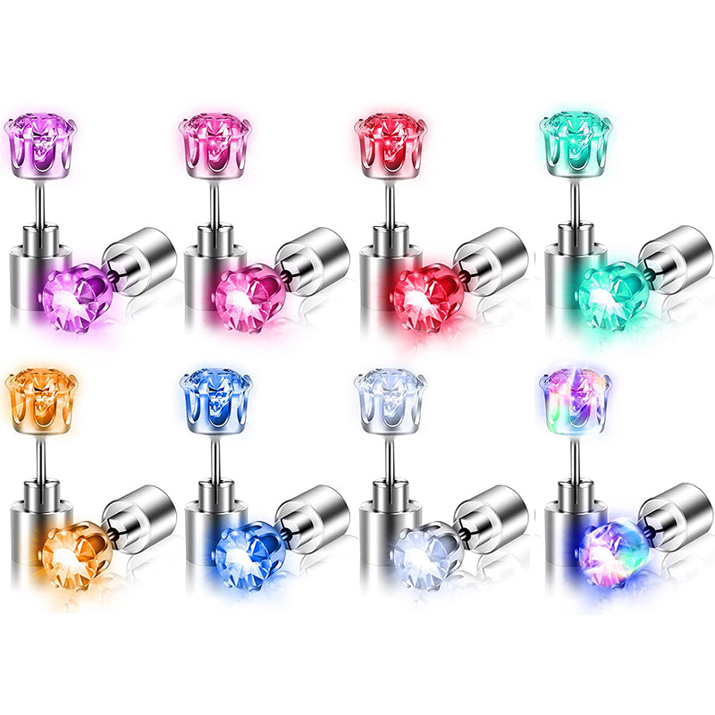 Boucles d'oreilles lumineuses LED