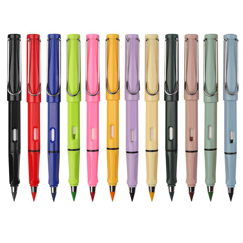 12 crayons de couleur sans taille