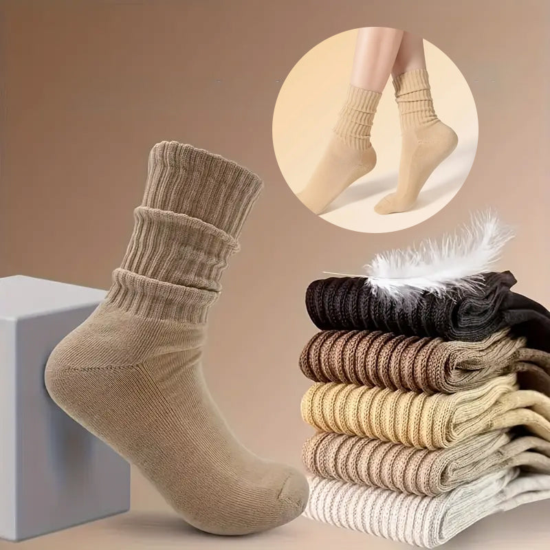 Chaussettes unies pour femme (6 paires)