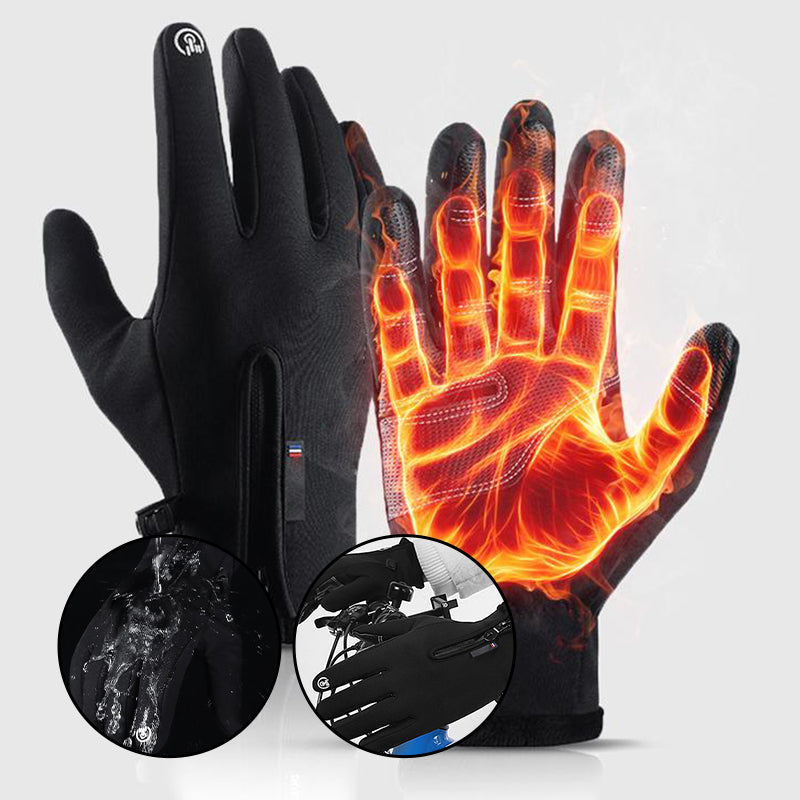 Gants d'hiver coupe-vent pour écran tactile