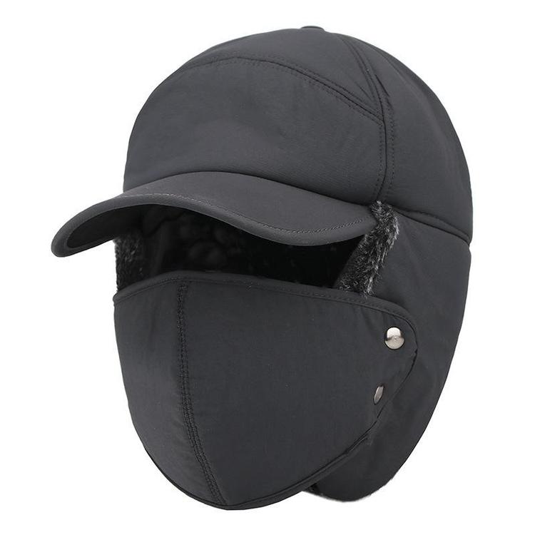 Chapeau Unisexe Coupe-Vent & Chaud & Protection Des Oreilles & Du Visage