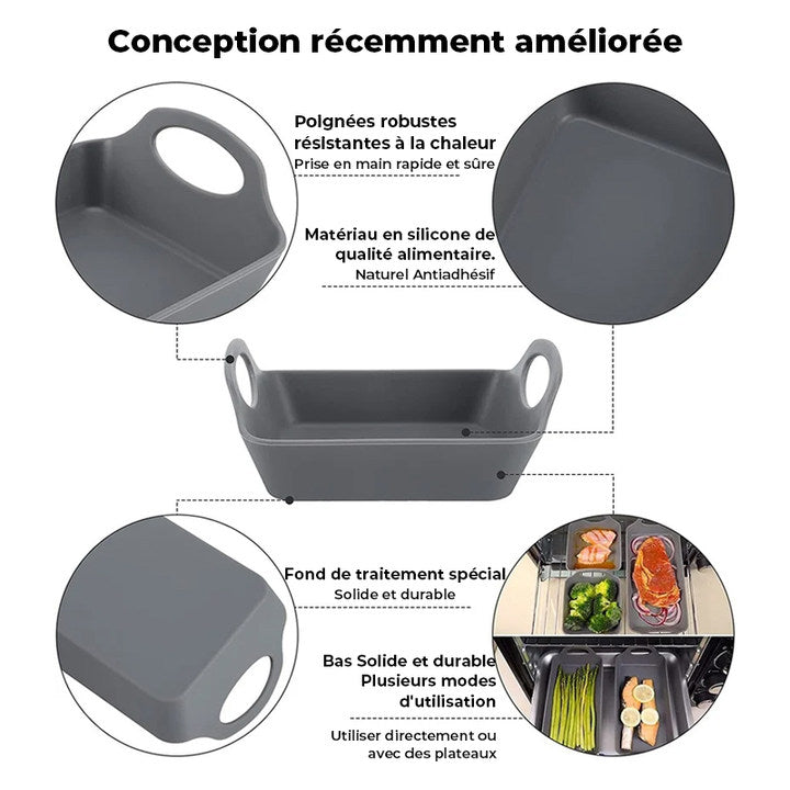 Plat à four en silicone