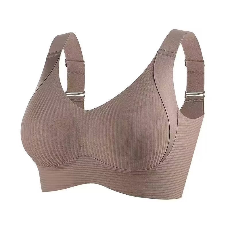 Soutien-gorge sans armatures ajustable à quatre boutons pour femme